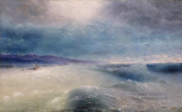  marina Arte - Ivan Aivazovsky después de la tormenta Seascape